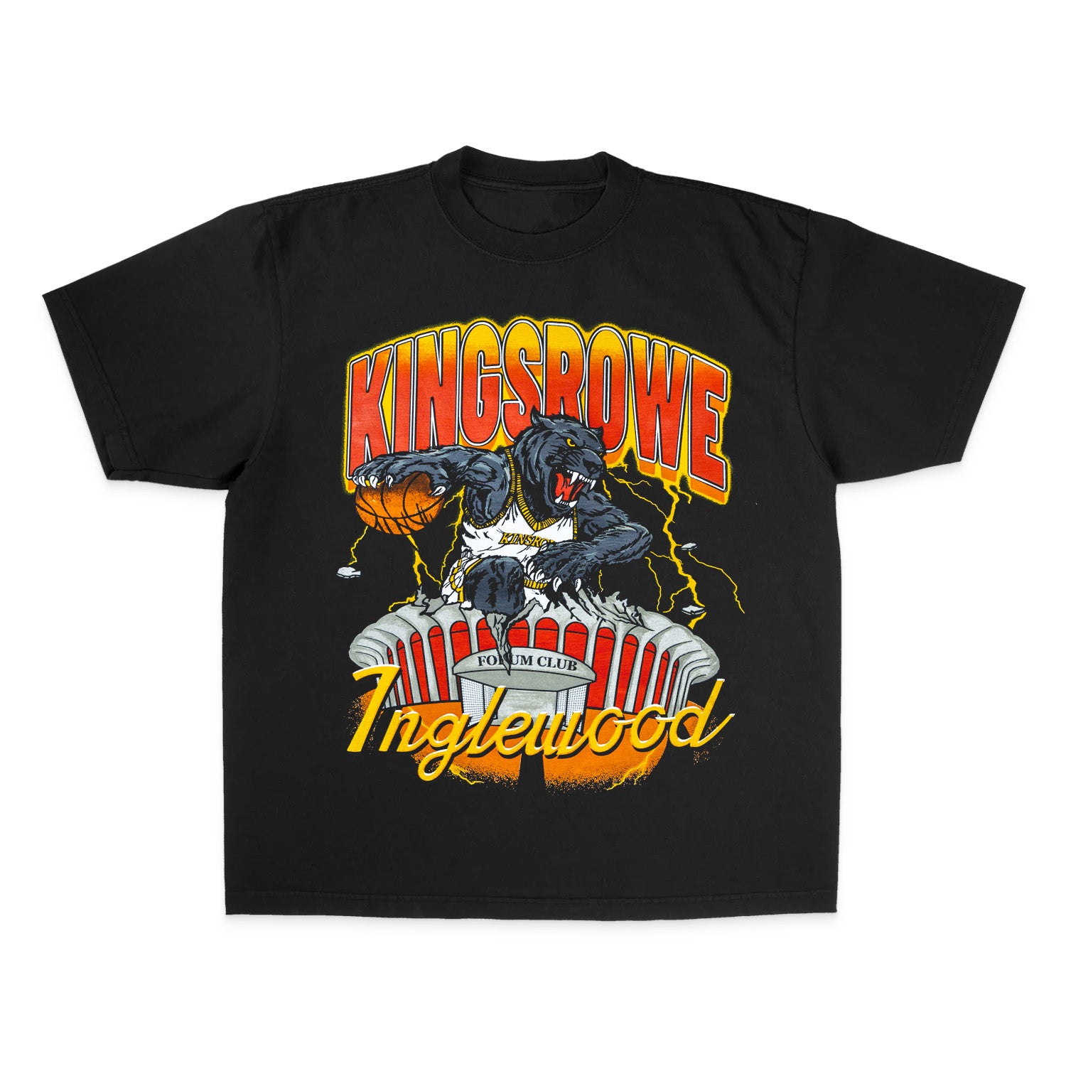 Kingsrowe Inglewood Forum T-Shirt 'Black'
