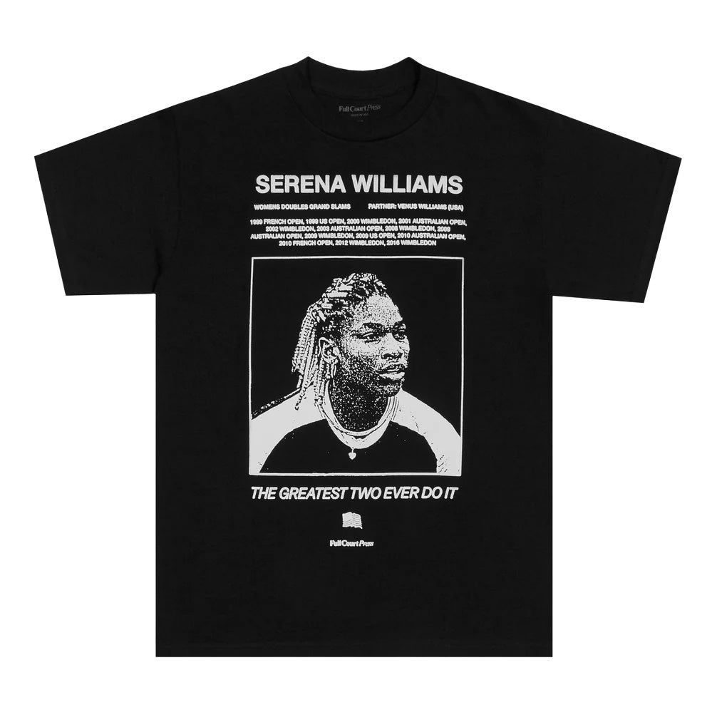 Full Court Press Williams Sisters Tee 'Black'