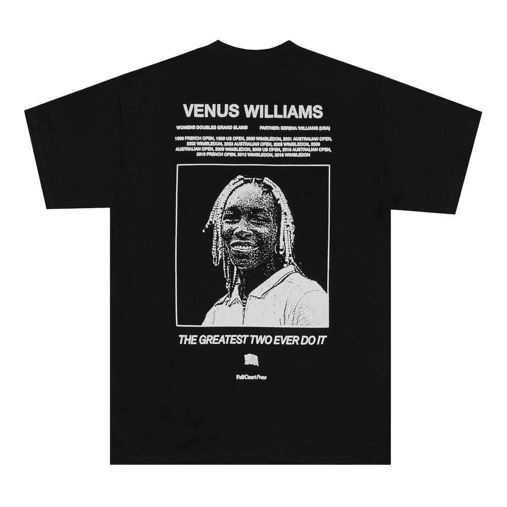 Full Court Press Williams Sisters Tee 'Black'