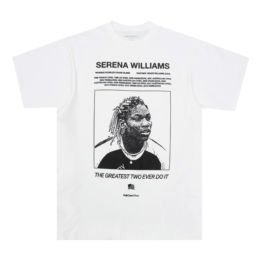 Full Court Press Williams Sisters Tee 'White'